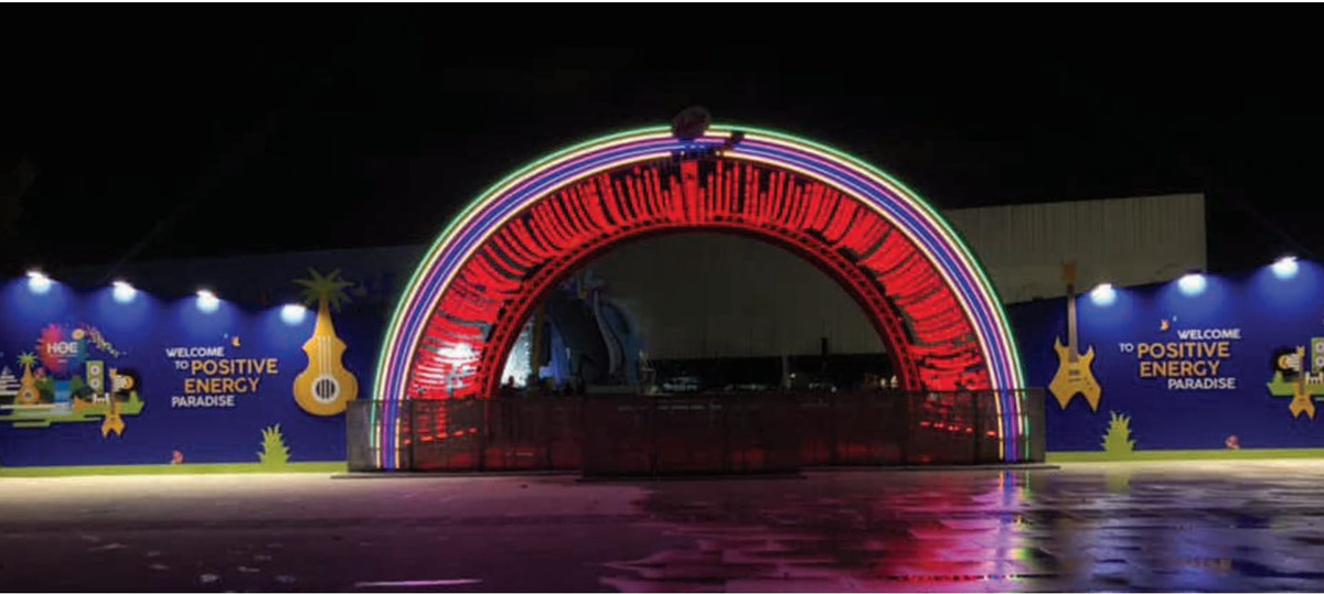 Amita event design at night