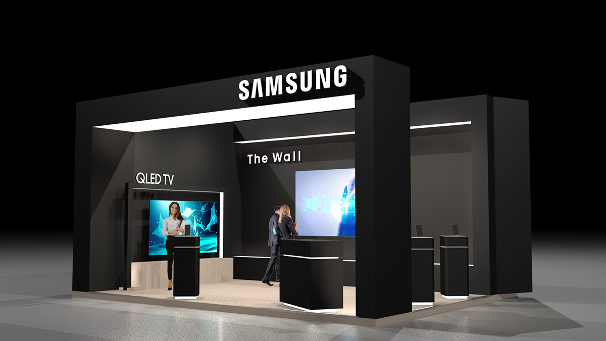 Samsung exhibition booth design