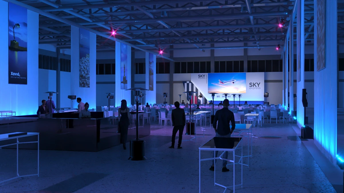 Sky Express event — lighting design